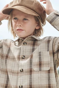 BÉRET EN CORDUROY AVEC LAINE ÉDITION LIMITÉE