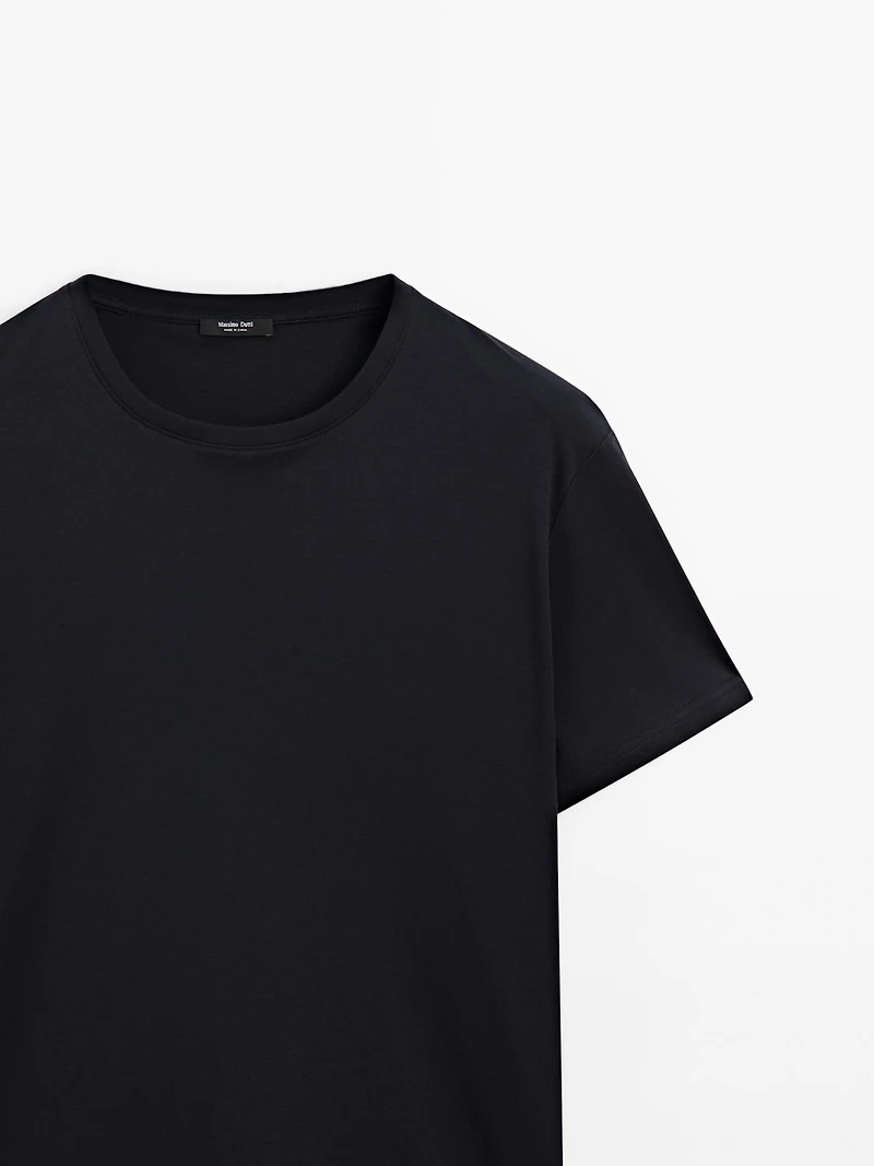 100% mercerised cotton T-shirt