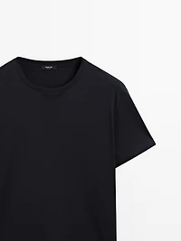 100% mercerised cotton T-shirt