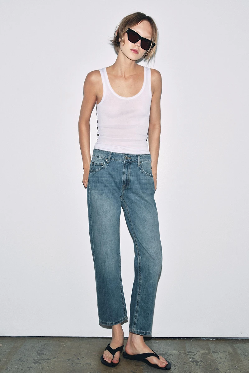 ZW COLLECTION MID-RISE CIGARETTE JEANS