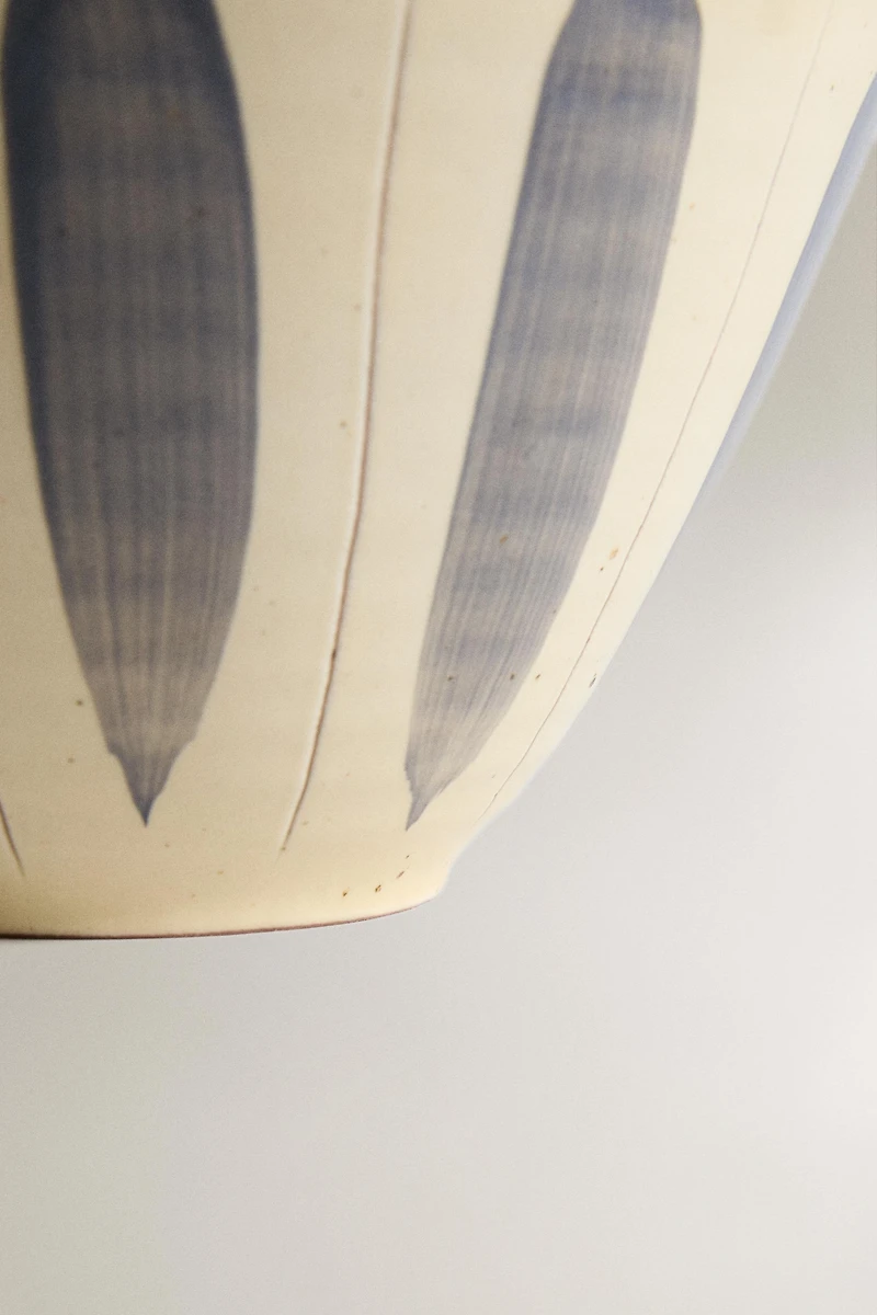 OVAL EARTHENWARE SALAD BOWL