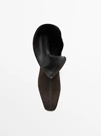 Wedge heeled ankle boots