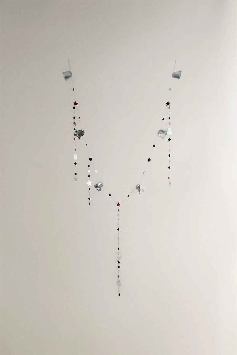 METALLIC PAPER CHRISTMAS GARLAND