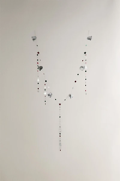 METALLIC PAPER CHRISTMAS GARLAND