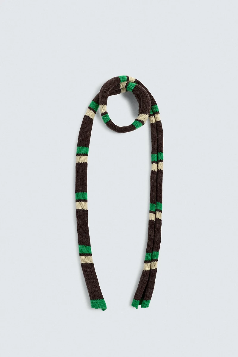 STRIPED KNIT SCARF HARRY LAMBERT FOR ZARA X DISNEY