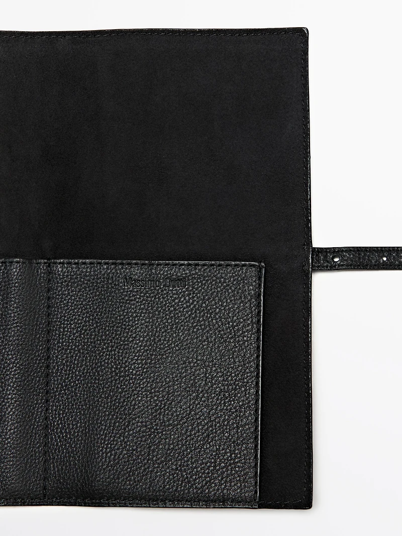 Nappa leather travel case