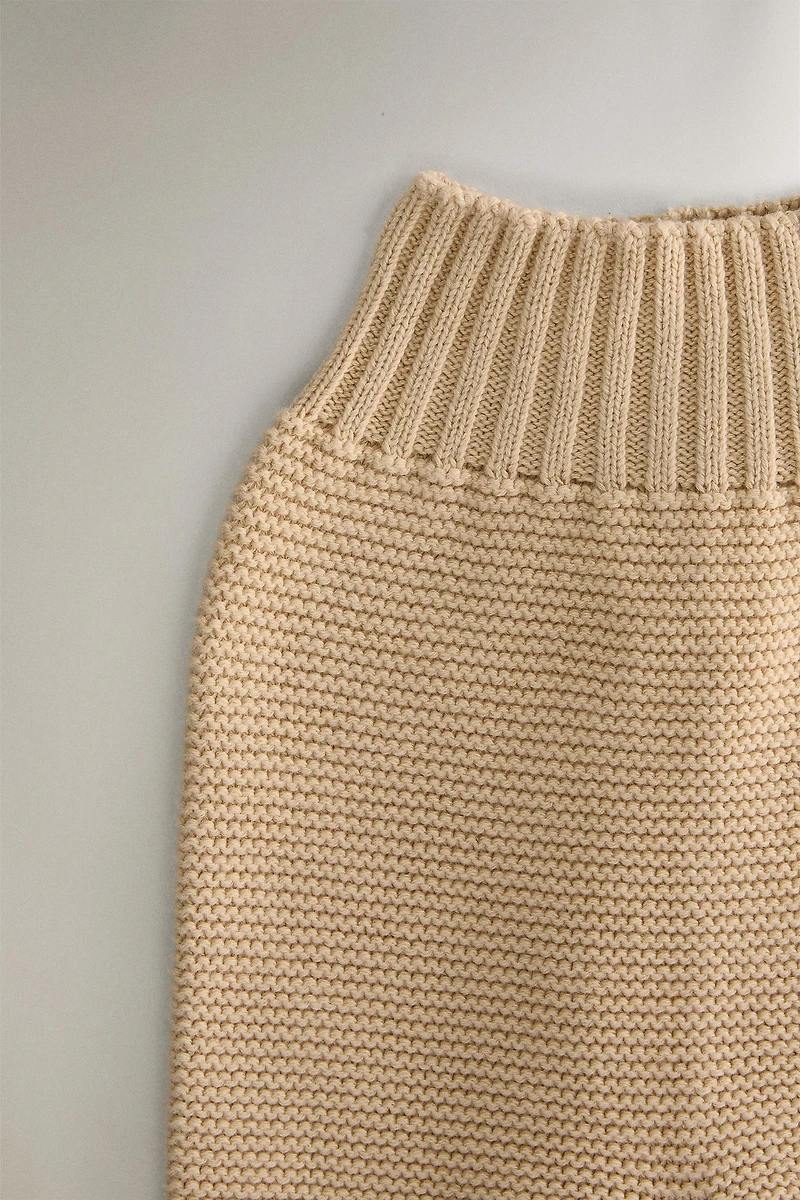 CHILDREN’S CHUNKY KNIT FOOTED LEGGINGS