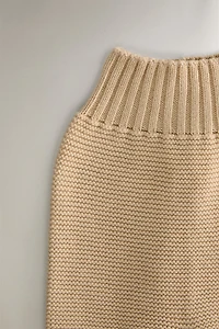 CHILDREN’S CHUNKY KNIT FOOTED LEGGINGS