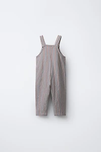STRIPED OVERALLS