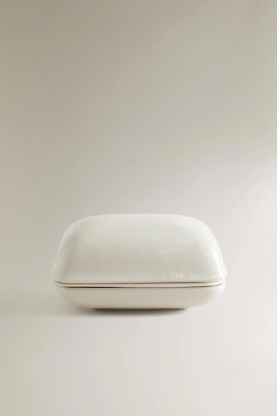 CERAMIC BATHROOM SOAP DISH WITH LID