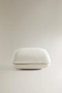 CERAMIC BATHROOM SOAP DISH WITH LID