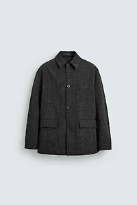 WAFFLE WEAVE RELAXED FIT BLAZER