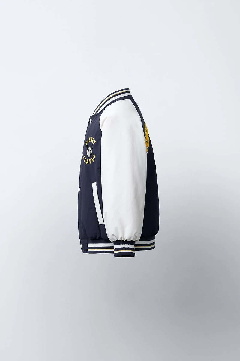 MICKEY MOUSE © DISNEY WATER-REPELLENT VARSITY BOMBER JACKET