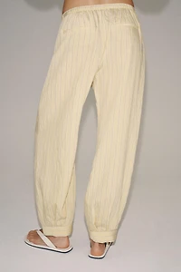ZW COLLECTION STRIPED SLOUCHY PANTS
