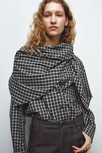 CHEMISE À CARREAUX FOULARD ZW COLLECTION