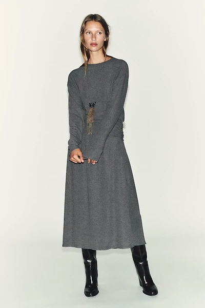 SOFT DRESS WITH SASH