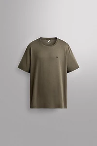 FLORAL PRINT TECHNICAL T-SHIRT