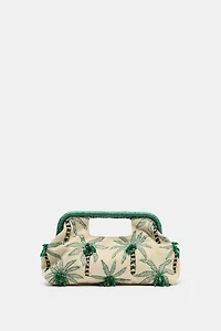 BEADED DETAIL CLUTCH
