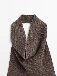 Knit wool and silk halter top - LIMITED