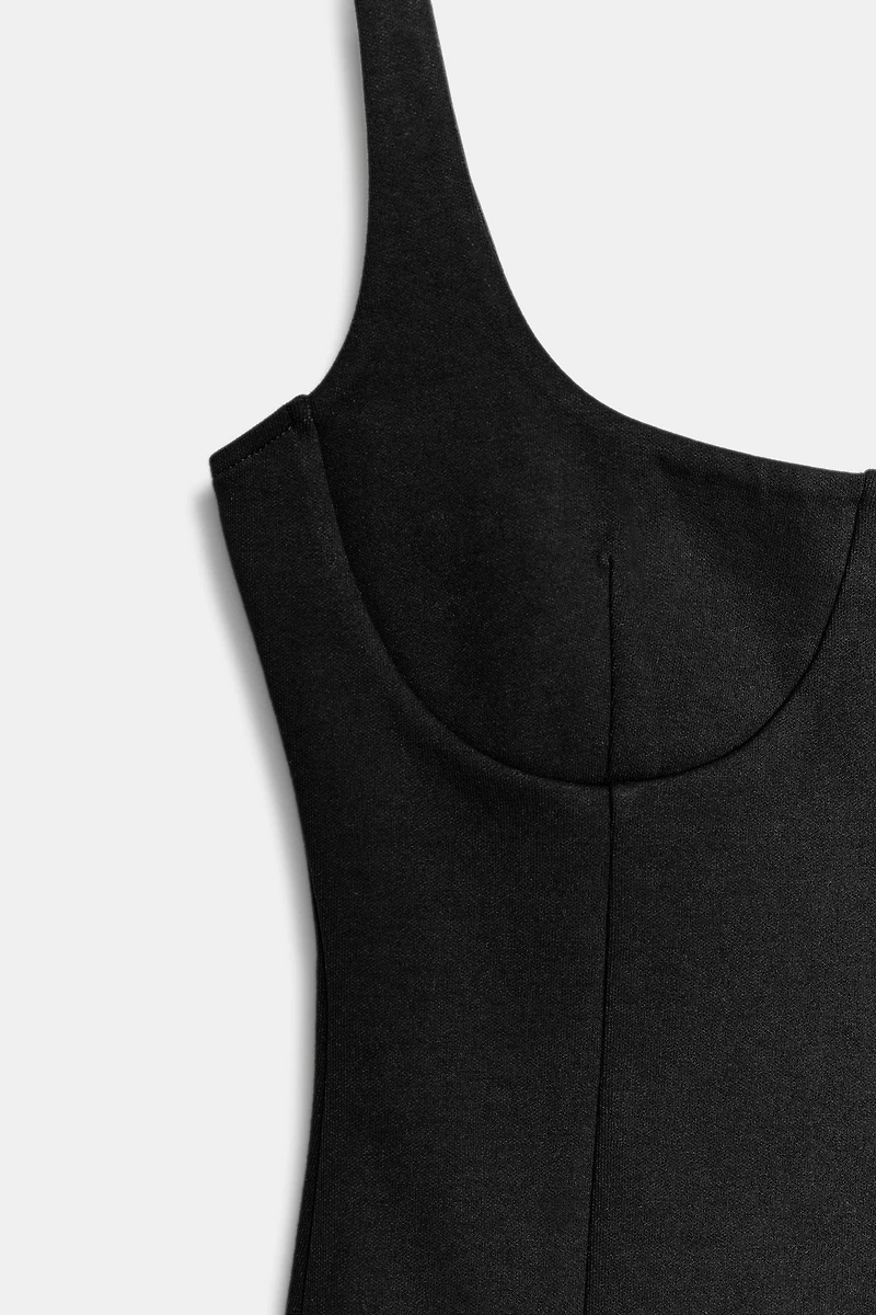 INTERLOCK SHORT DRESS