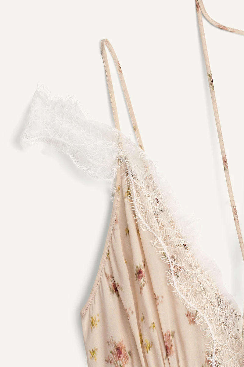 LIMITED EDITION PRINTED LACE TOP