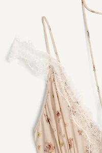 LIMITED EDITION PRINTED LACE TOP