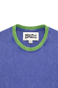T-SHIRT COURT COUPE ÉTROITE COLOR BLOCK
