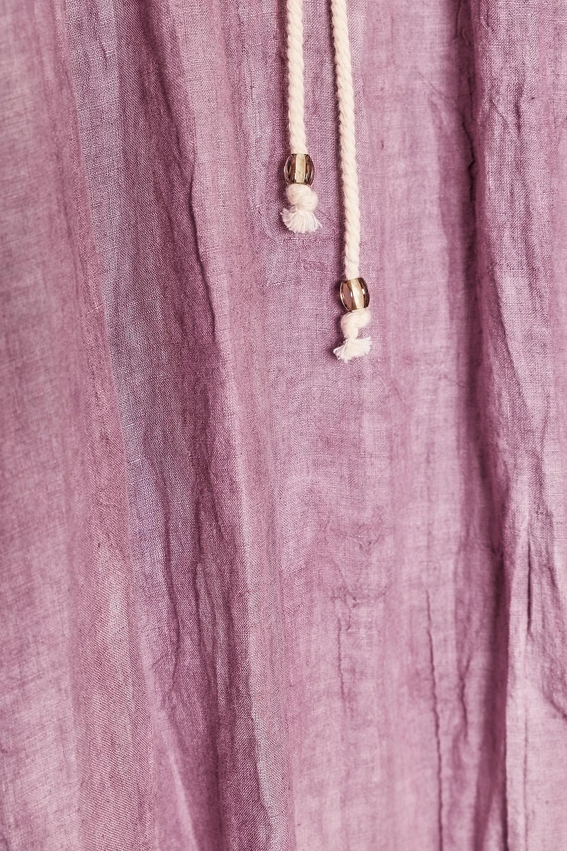 ROBE TUNIQUE EN LIN TIE DYE ZW COLLECTION