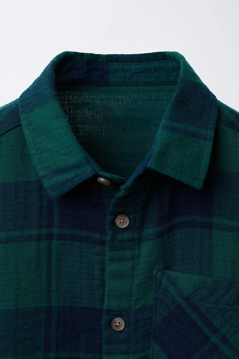 CHEMISE TEXTURÉE À CARREAUX
