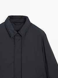 Ultra-lightweight water-repellent down blend parka