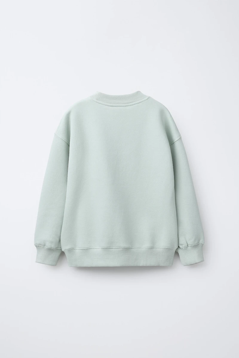 TEXT PRINT SWEATSHIRT