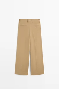 Flowing wide-leg darted pants - STUDIO