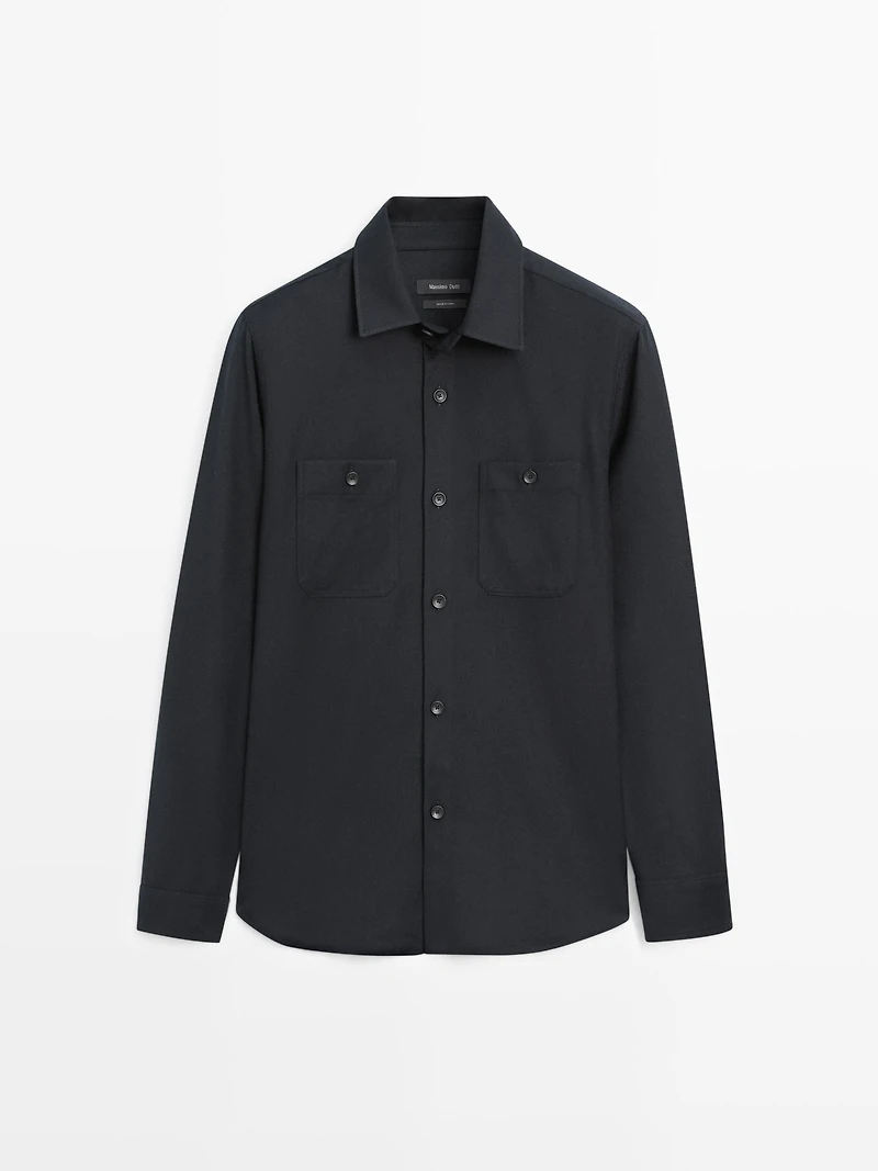 Surchemise en flanelle 100 % laine