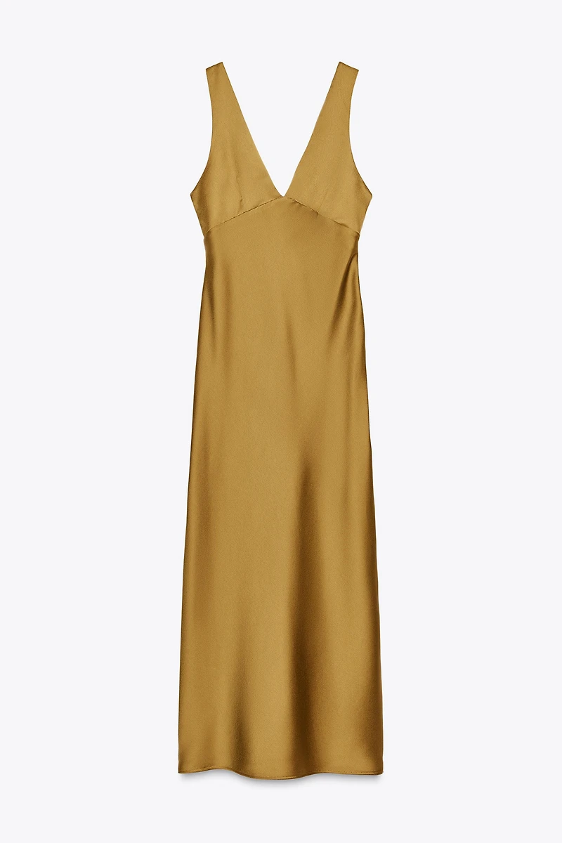 ROBE MIDI SATINÉE