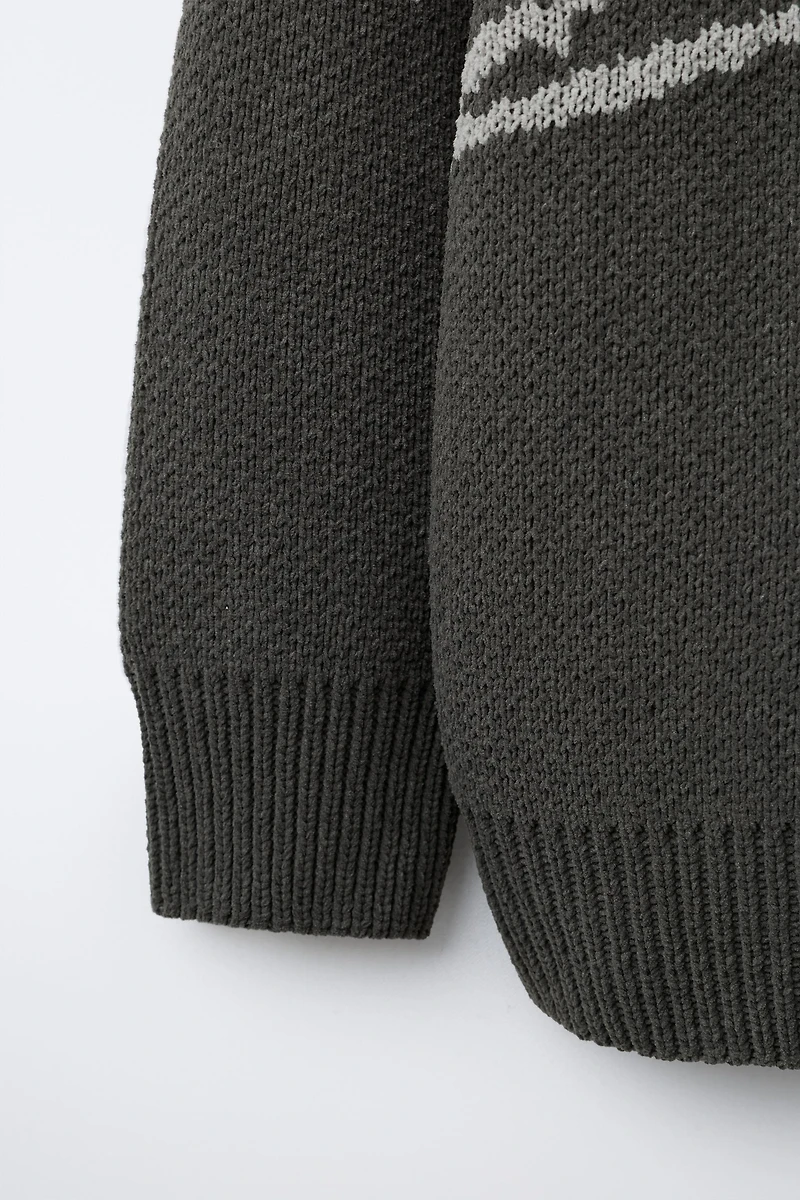 GRAFFITI CHENILLE JUMPER