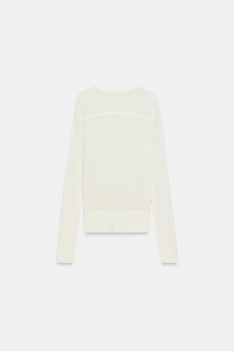 FINE-KNIT WOOL JUMPER