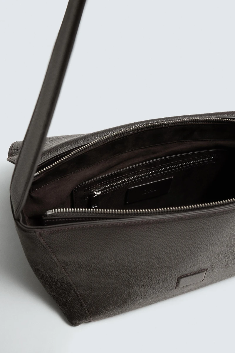 LEATHER CROSSBODY BAG