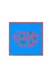 LOVE PRINT 100% SILK BANDANA