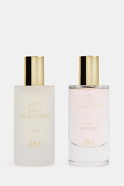 RED ZARA TEMPTATION EDP +  HAIR MIST ÉDITION LIMITÉE 2X50ML  (1.7 FL. OZ)