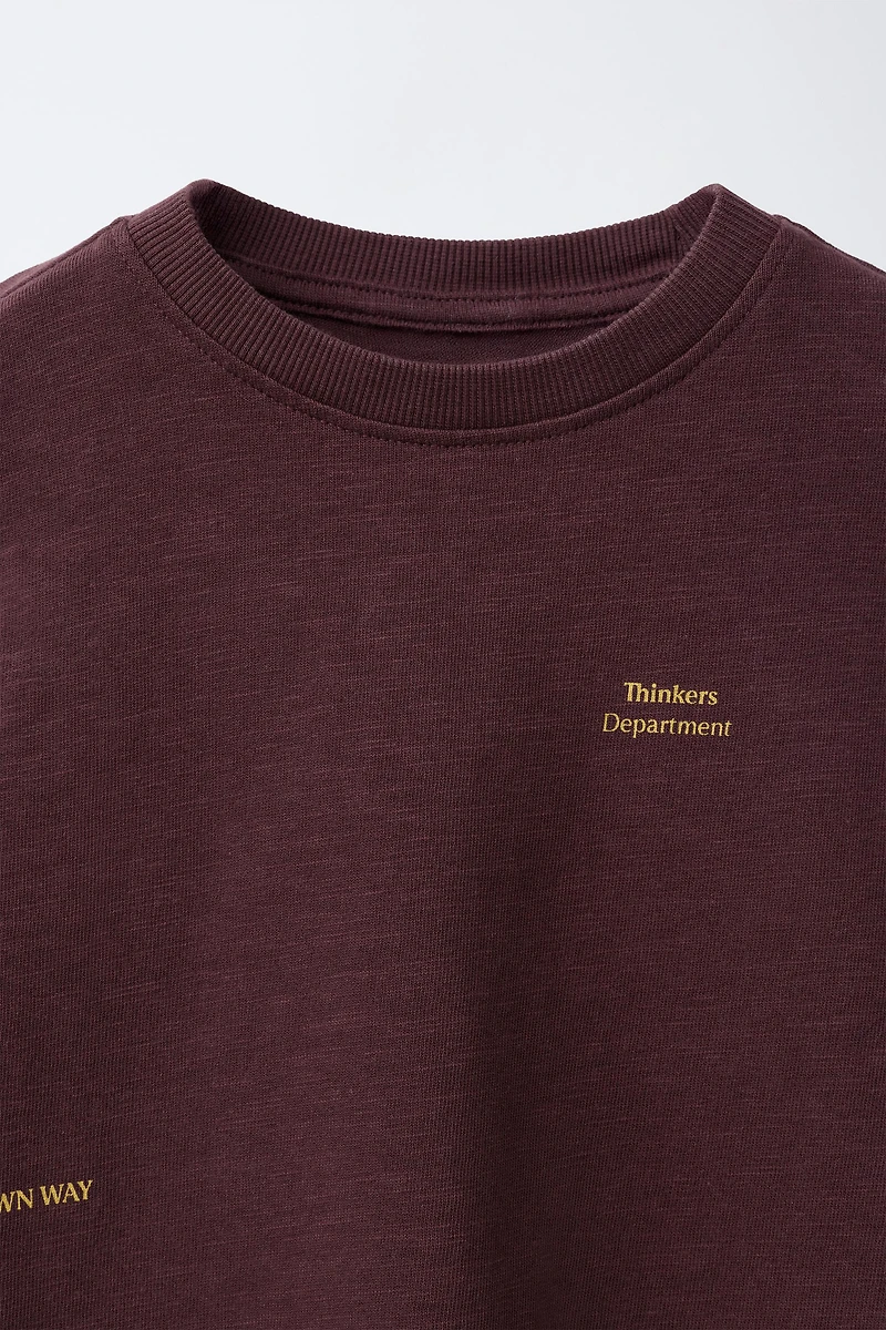 TEXT PRINT T-SHIRT
