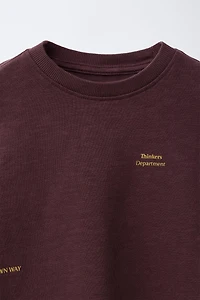 TEXT PRINT T-SHIRT