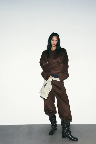 VESTE SOUPLE CROISÉE