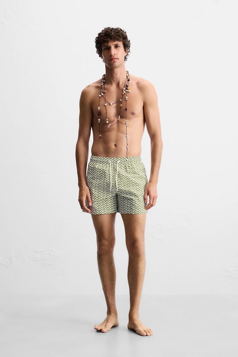 WAVE MID-LENGTH SWIMSUIT