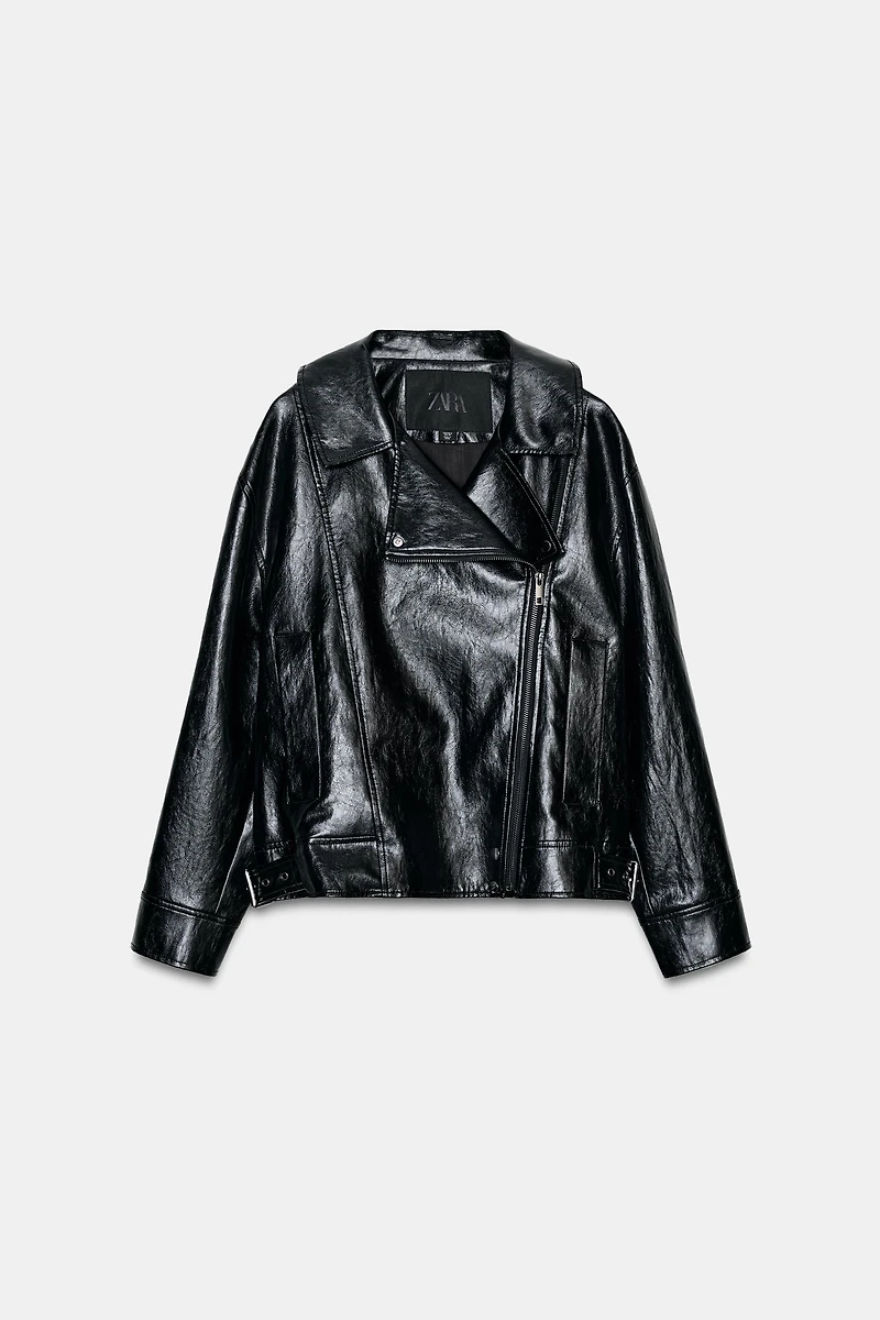 ZW COLLECTION FAUX LEATHER JACKET