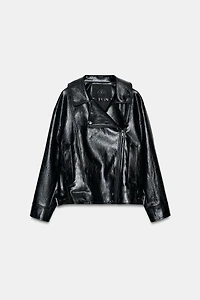 ZW COLLECTION FAUX LEATHER JACKET