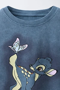 T-SHIRT EFFET DÉLAVÉ BAMBI © DISNEY