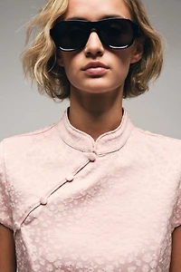 ROBE COURTE EN JACQUARD