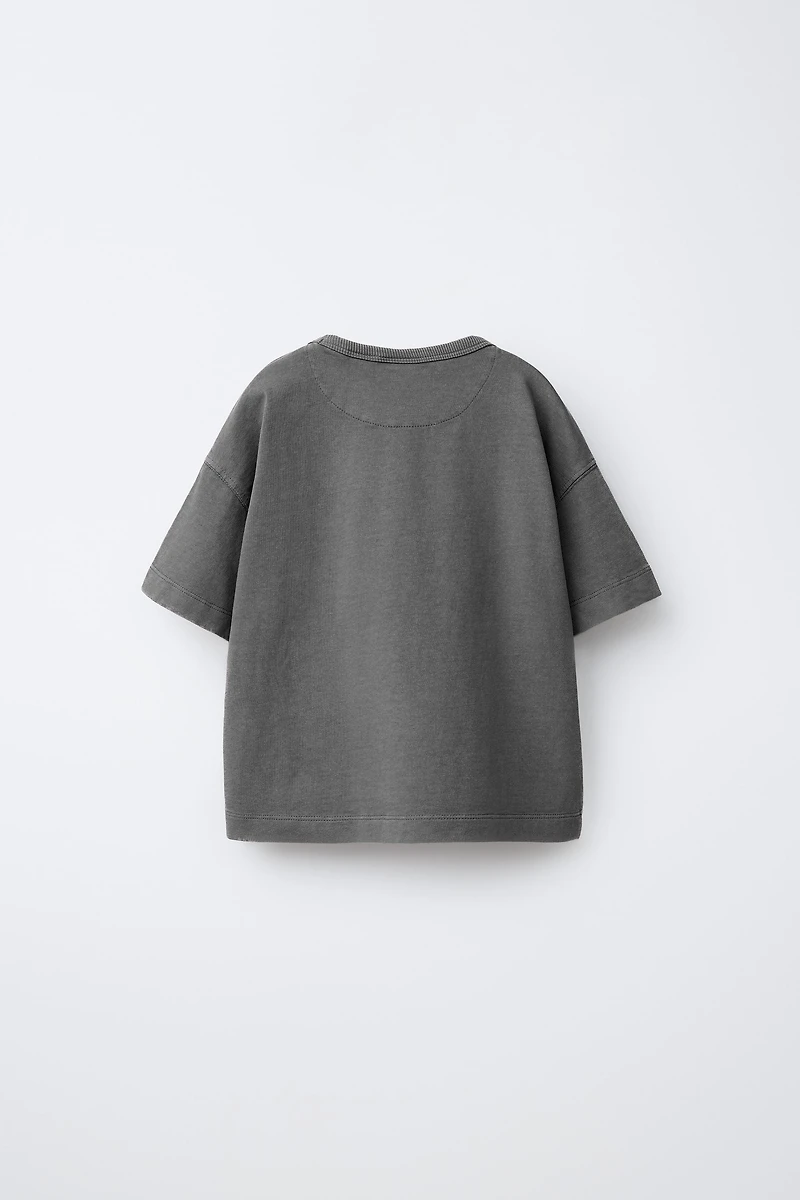 PLAIN GARMENT DYED T-SHIRT