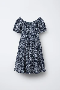 FLORAL PANEL DRESS