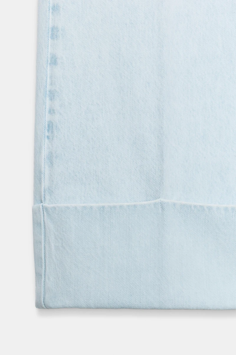 Z1975 LOW RISE STRAIGHT CUFFED JEANS